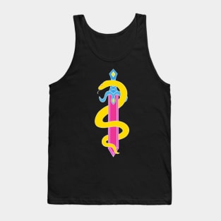 Sword and Snake (Pansexual Colors) Tank Top